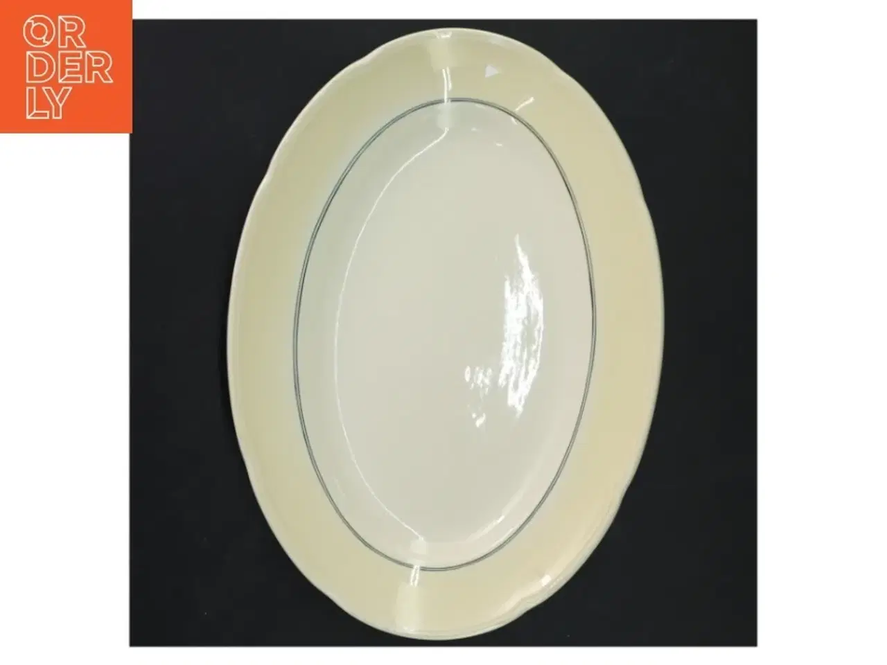 Billede 3 - Aluminia Poul ovalt serveringsfad (str. 28x20 cm)