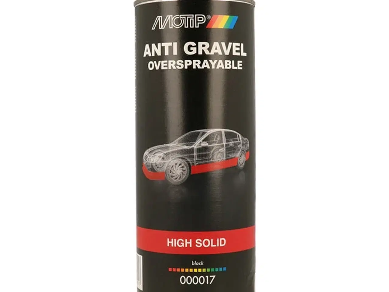 Billede 1 - Motip sort stenslagsspray ekstra fast - 1000 ml.