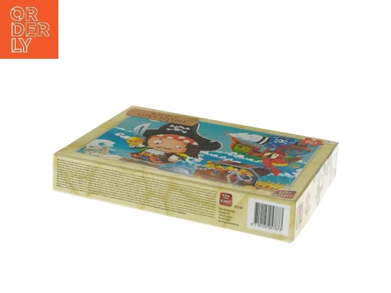 Billede 5 - Puslespil Kiddy Adventure Skatteø fra King (str. 4x25,5x18,5 cm)