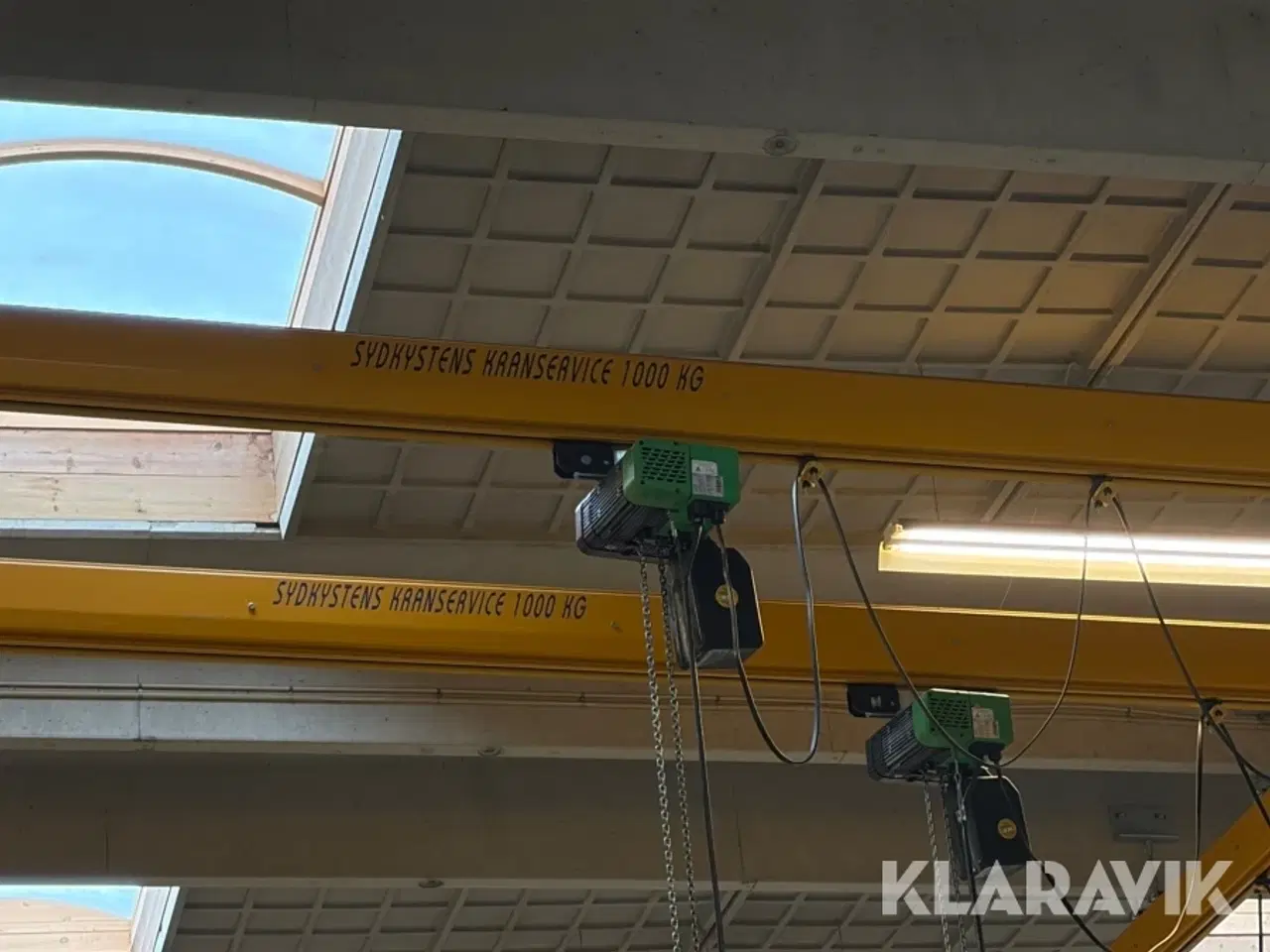 Billede 2 - Loftkran 1.000 kg med 2 kraner