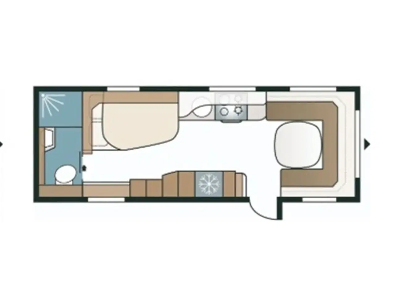 Billede 21 - 2017 - Kabe Imperial 740 TDL-U   Isabella Commodore North inkl CarbonX stel, Thule fast monteret markise, Truma mover x4 motor, Dometic Aircon, Centralstøvsuger, Alde Centralvarme