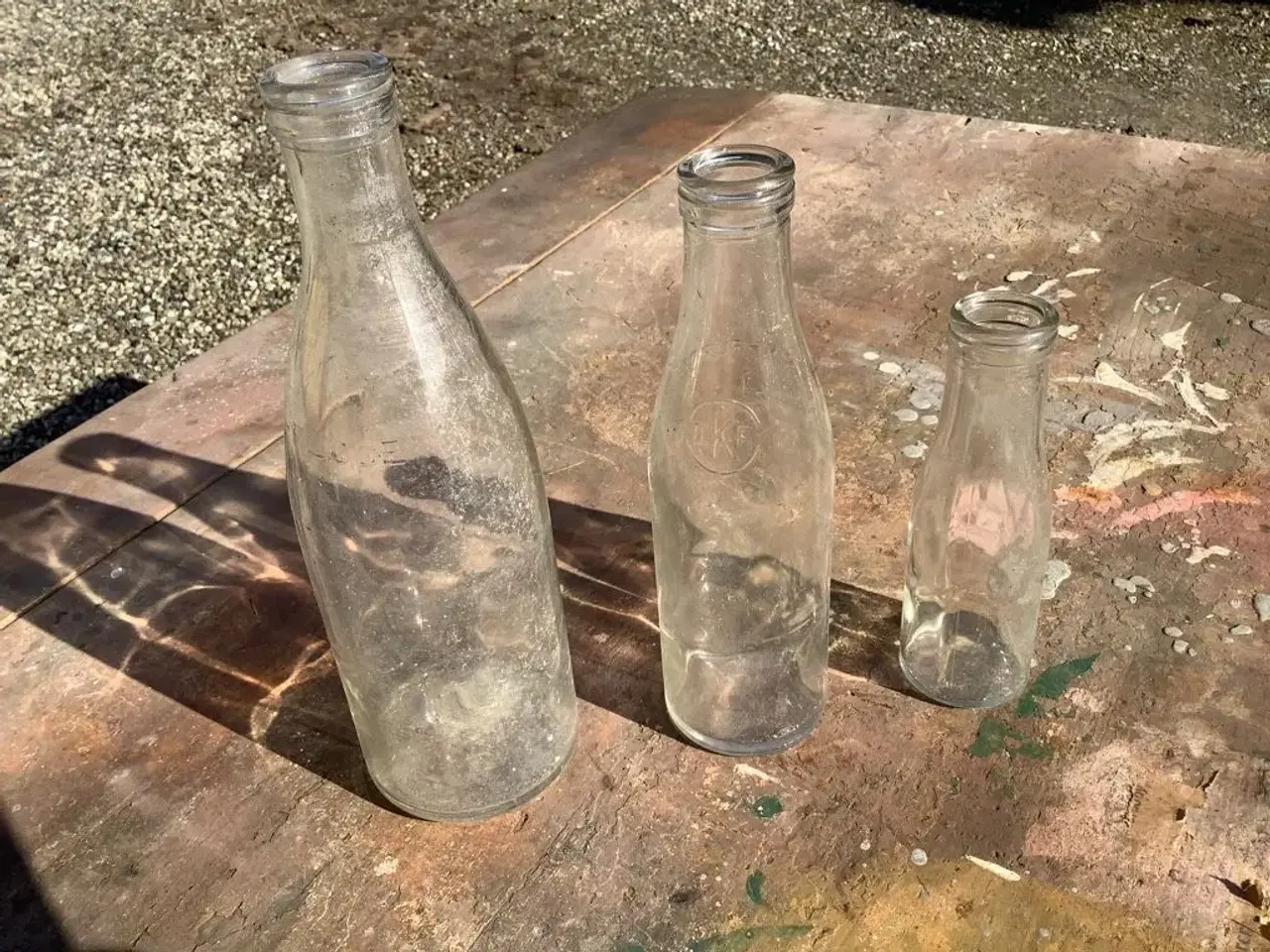 Billede 1 - Antikke mælkeflasker