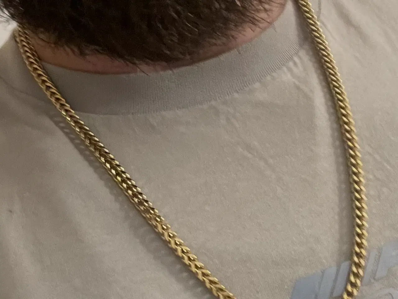 Billede 1 - 5mm 14kt goldfilled Franco kæde