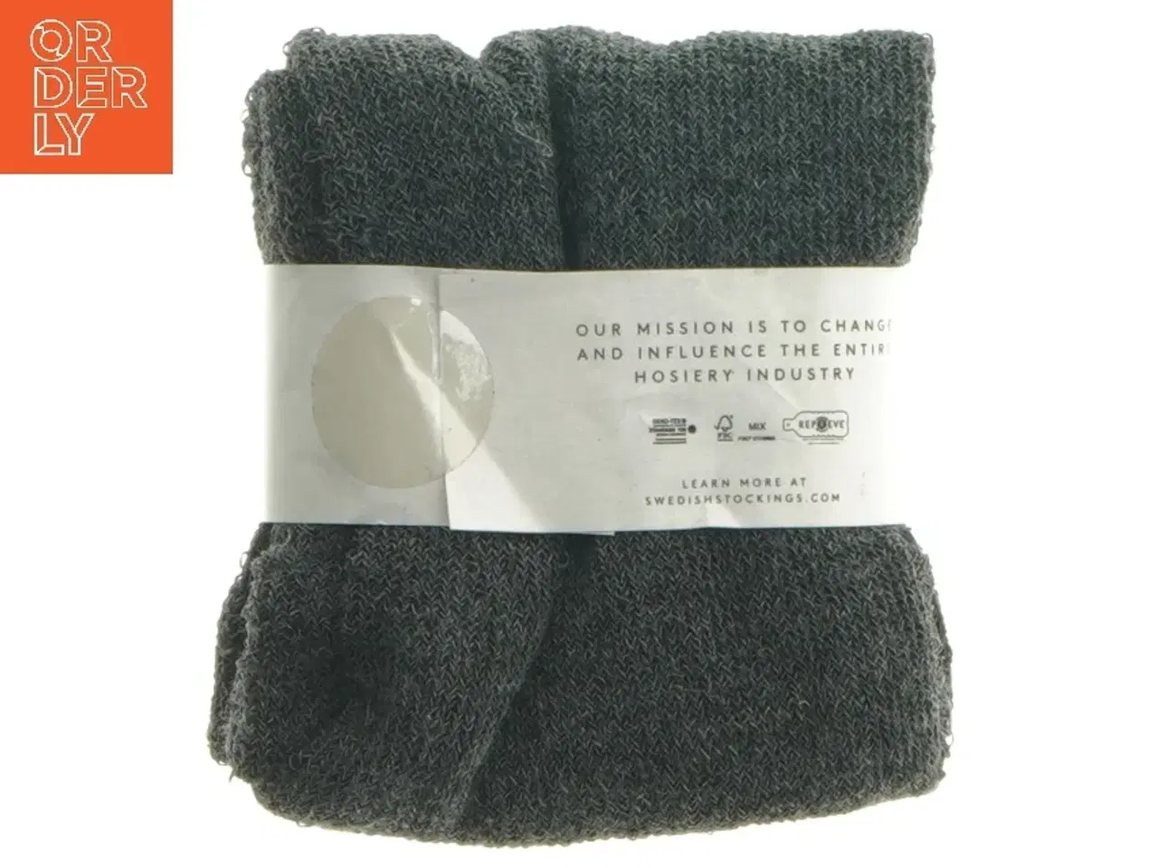 Billede 3 - Swedish Stockings grå sokker fra Swedish Stockings