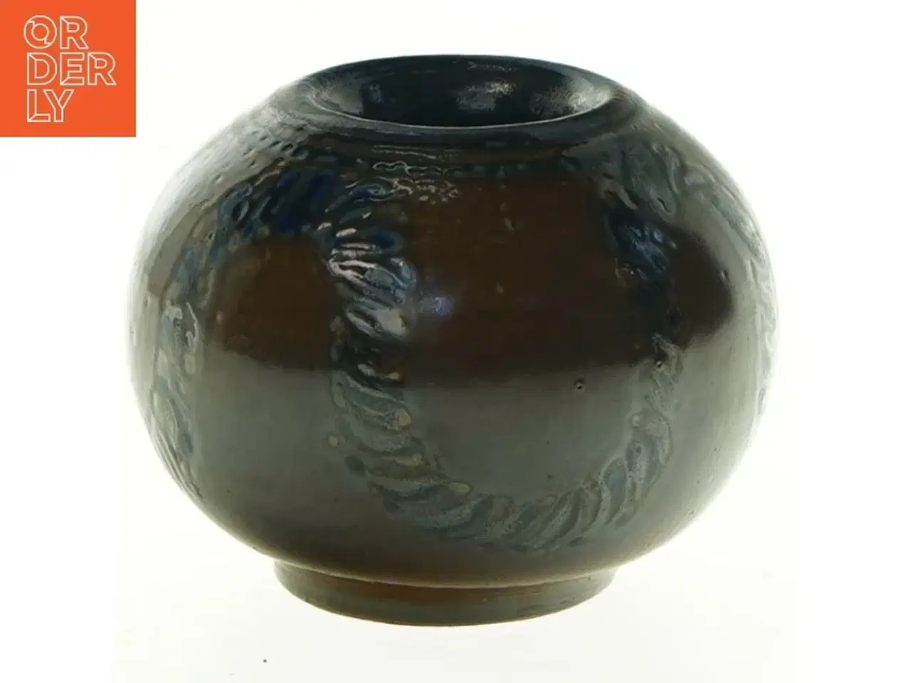 Billede 1 - Håndlavet Keramik vase (str. 8 x 7 cm)