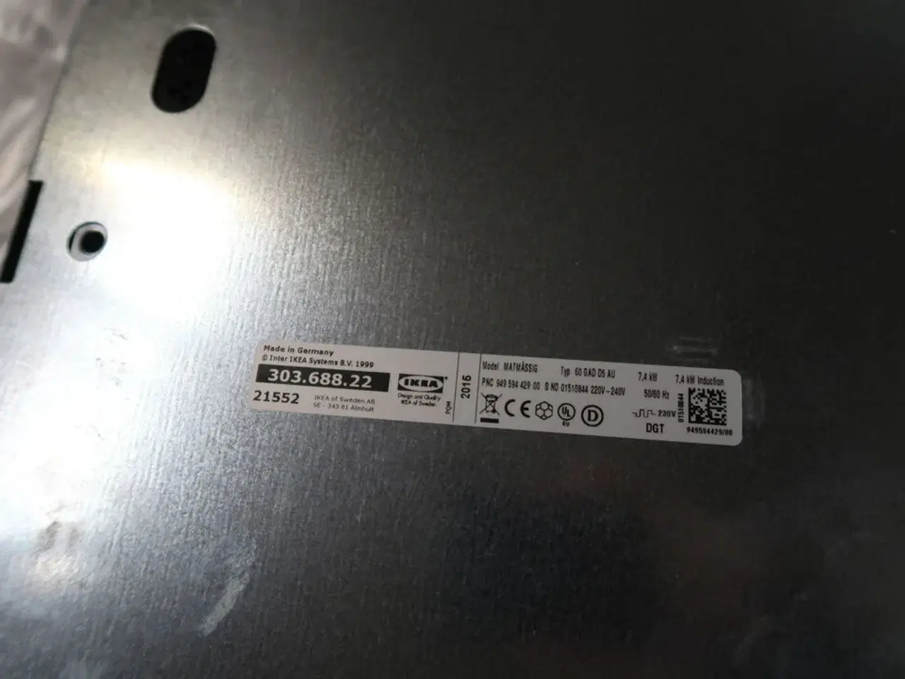 Billede 4 - Induktionskogeplade IKEA 303.688.22