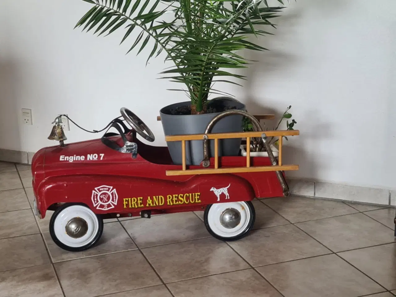 Billede 1 - Gammel pedal Brandbil