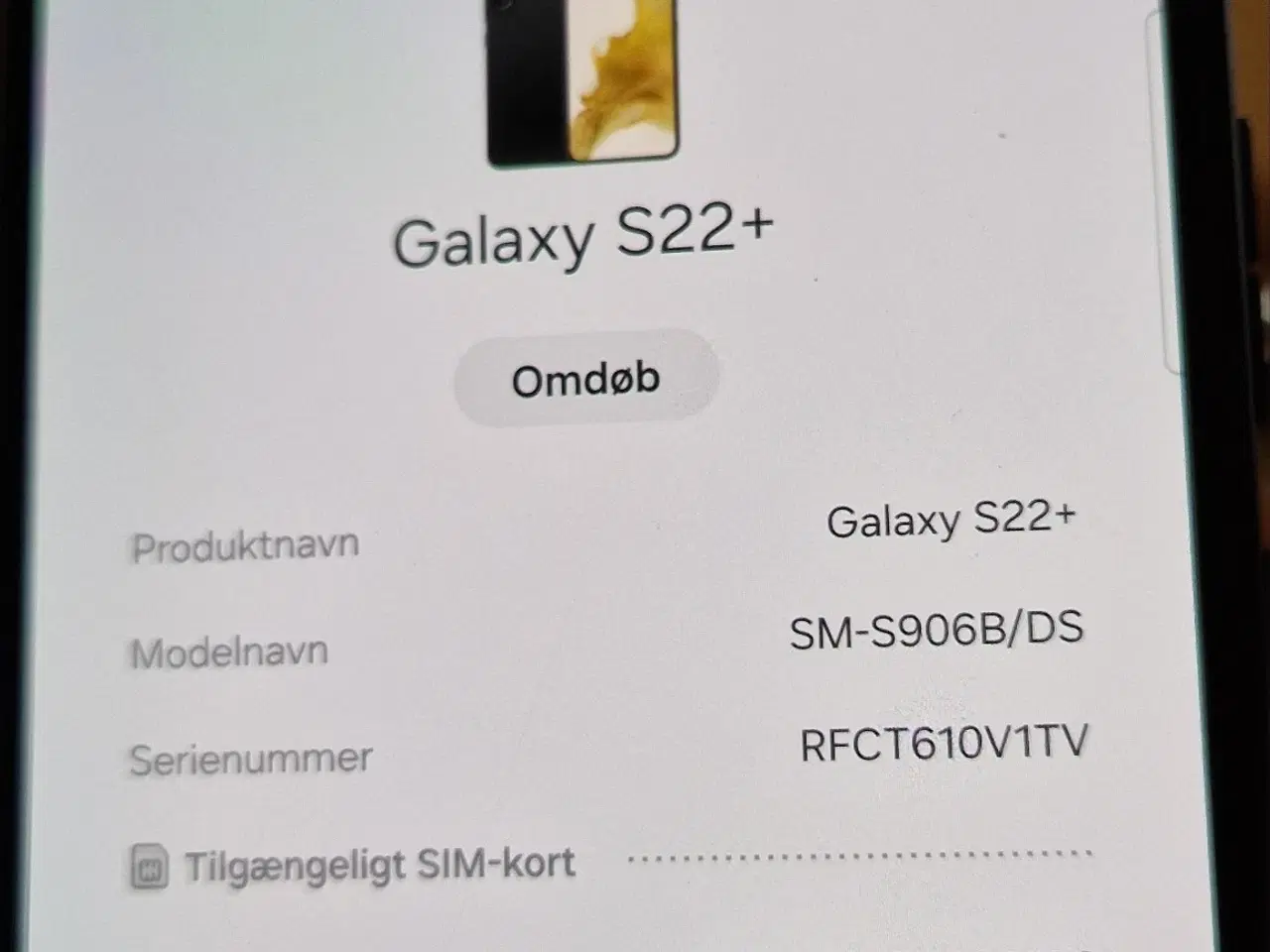 Billede 4 - 📱 Samsung Galaxy S22+ 128 GB – Sort (Dual SIM)