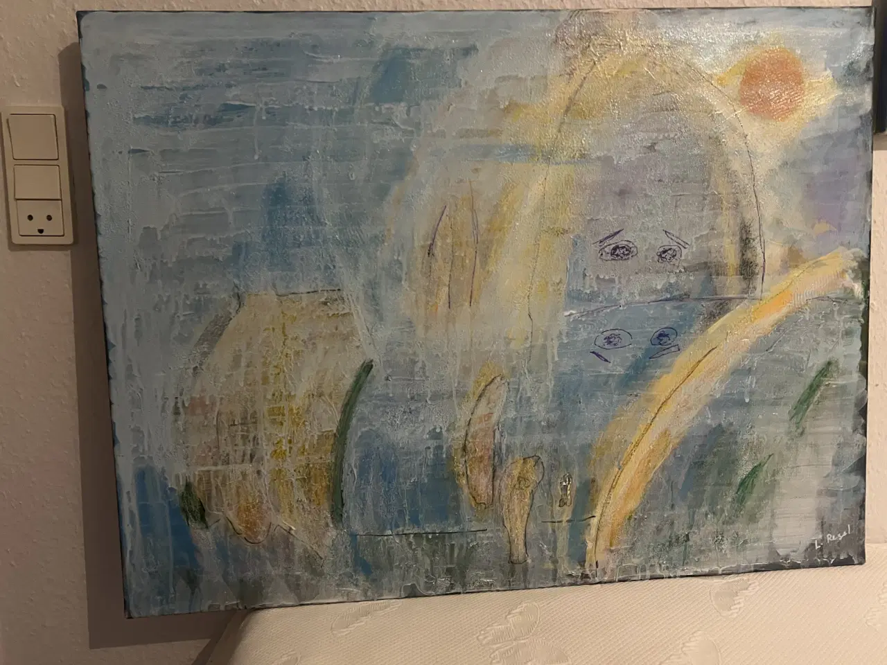 Billede 1 - AKRYL MALERI AF Lise Regel 60*80