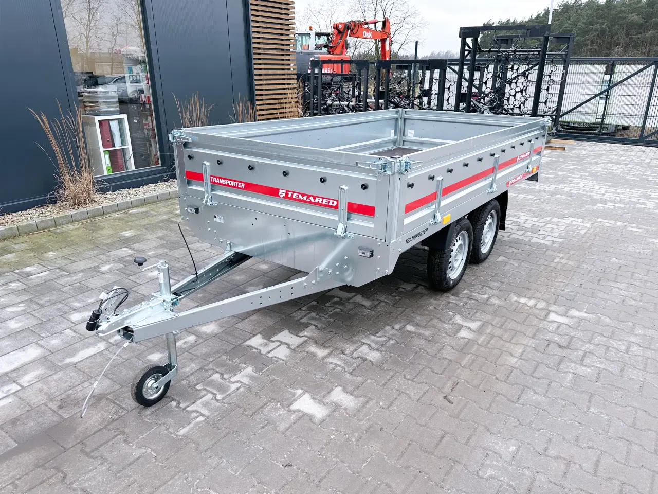 Billede 4 - TEMARED 3015/2 Boogietrailer Transporter stålsider