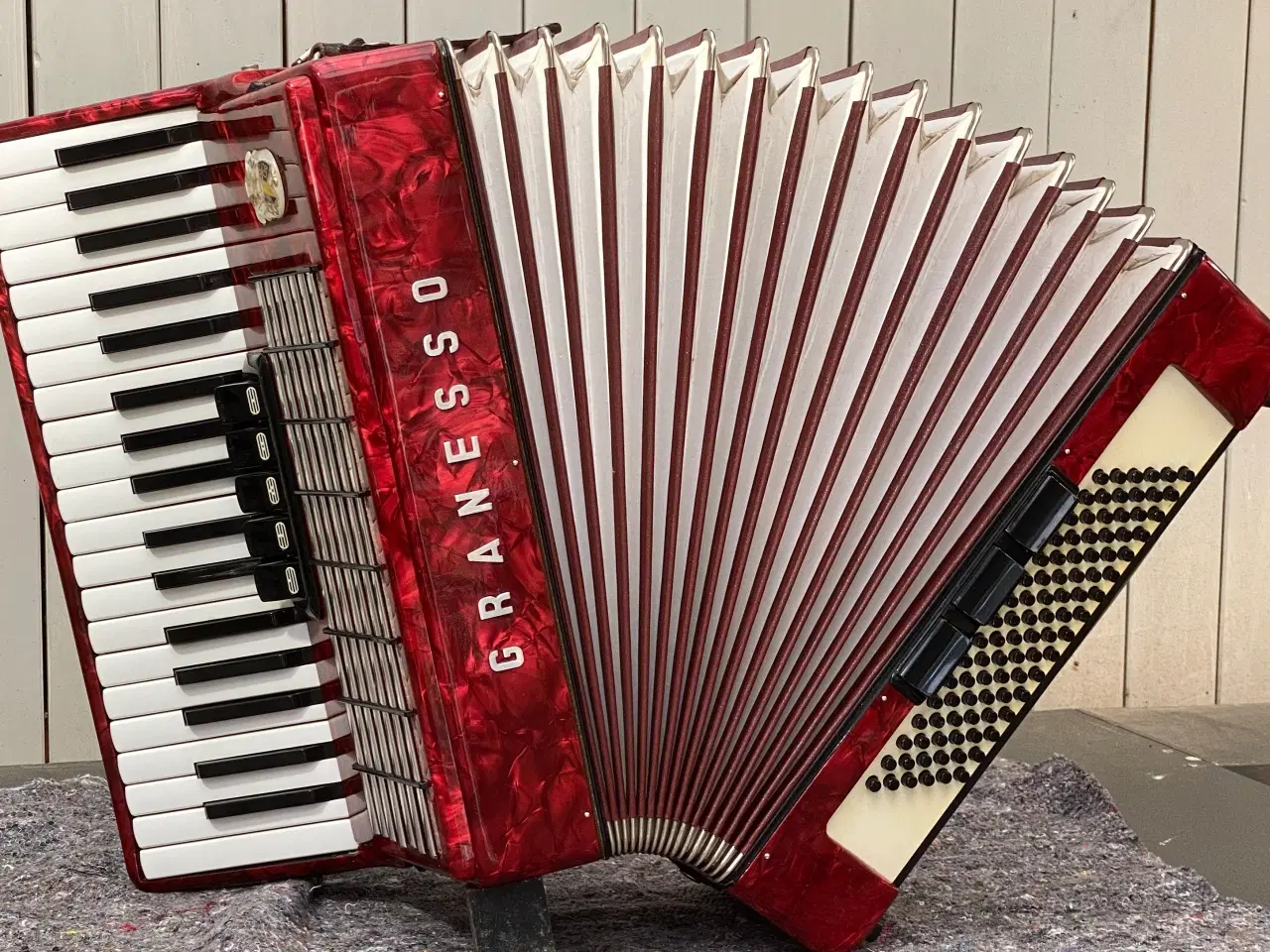 Billede 4 - Granesso harmonika – vintage rød perlemor, sælges 