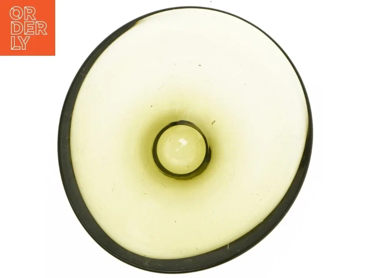Billede 2 - Grøn glasskål (str. Ø 21 cm)