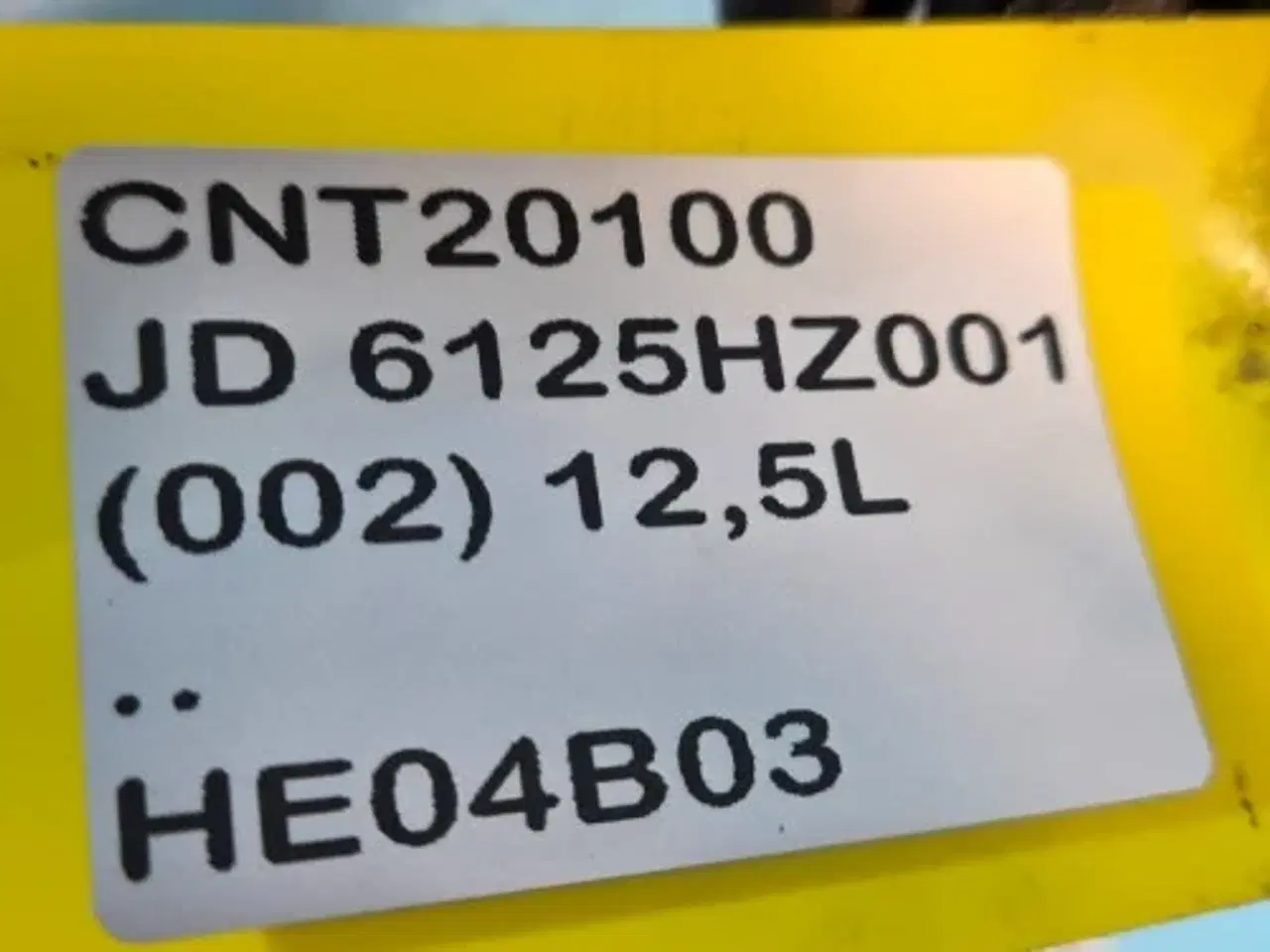Billede 11 - John Deere 6125HZ001 Plade R501309