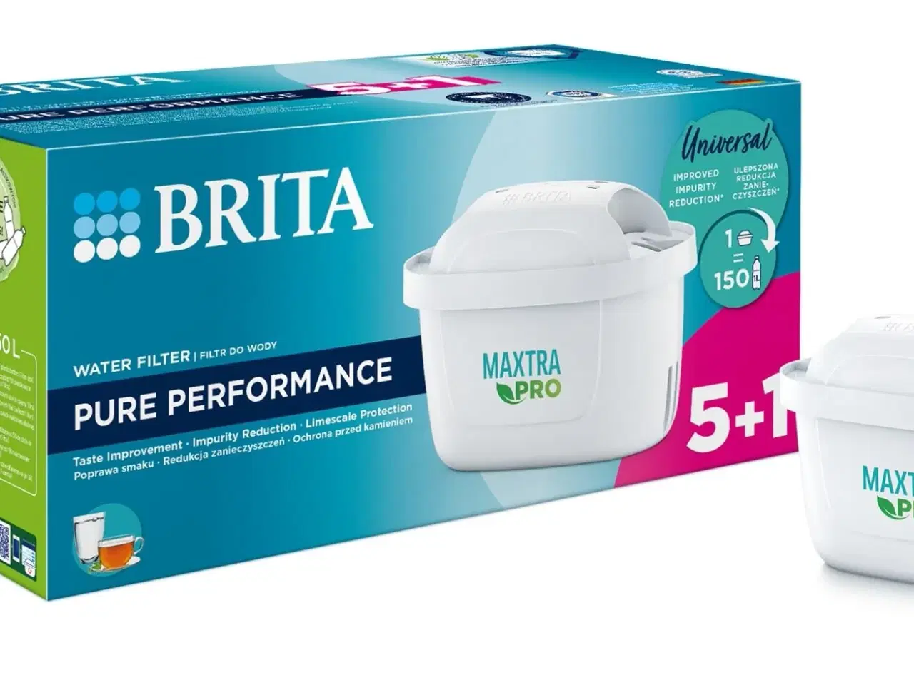 Billede 2 - Vandfilter patroner BRITA MAXTRA+ Pro Pure Performance 5+1