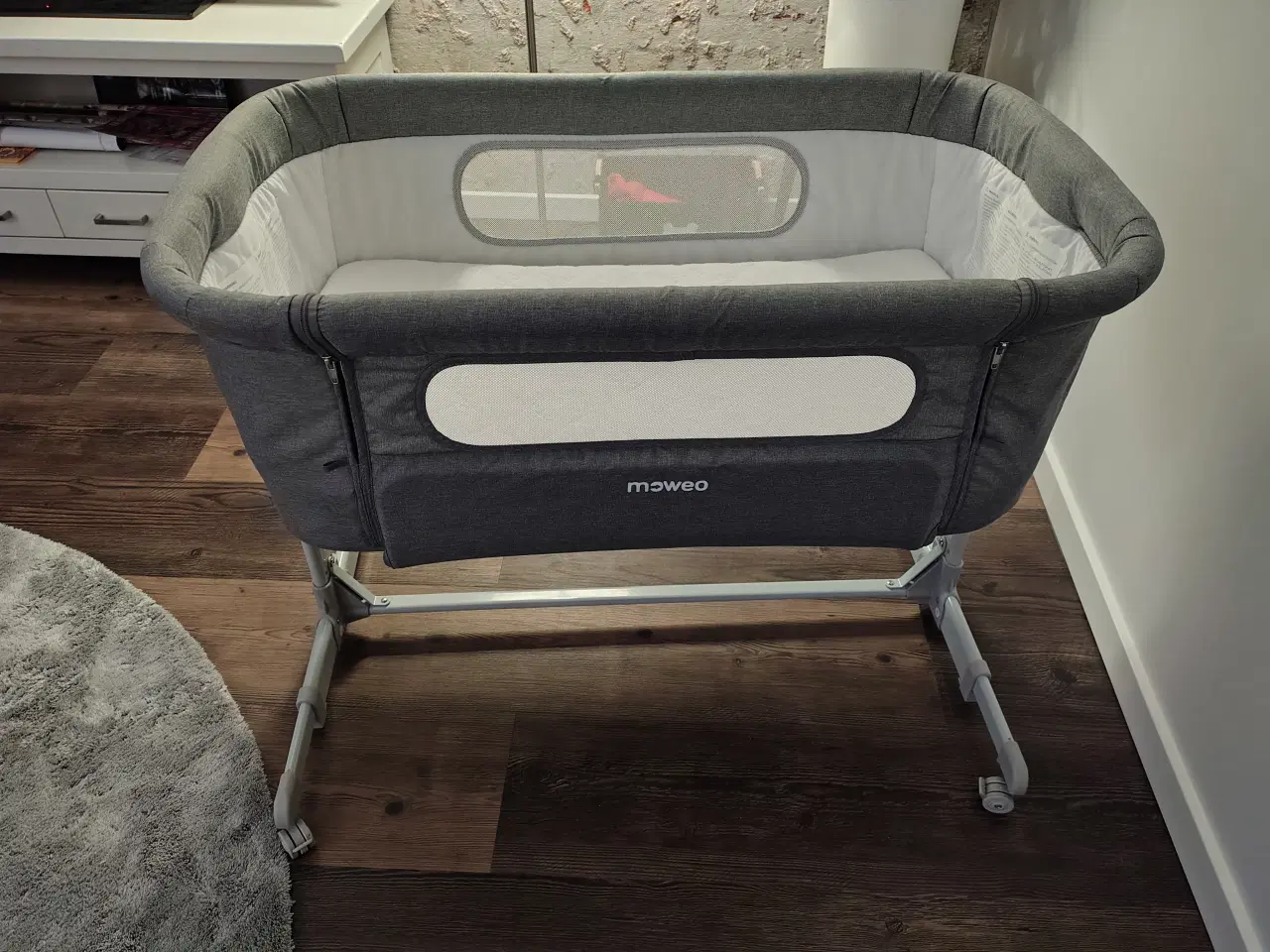 Billede 3 - Bedside crip med 2 madrasser