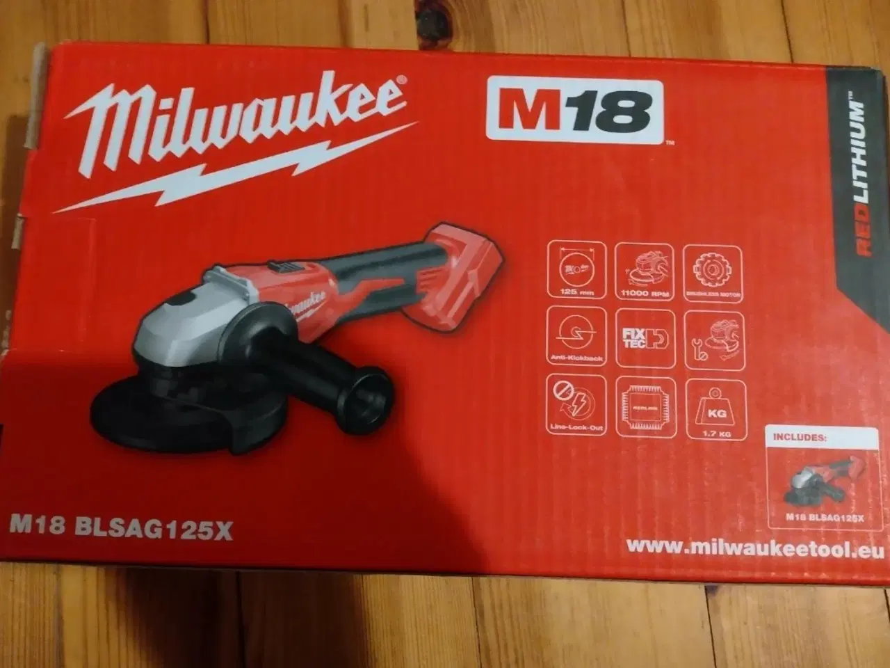 Billede 2 - Milwaukee M18 BLSAG125X