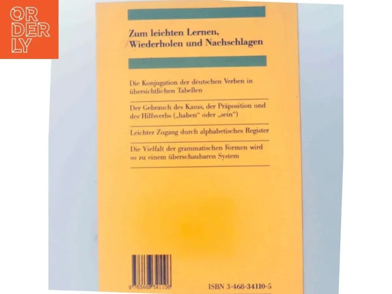Billede 3 - Langenscheidts Verb-Tabellen Deutsch af Heinz F. Wendt (Bog)