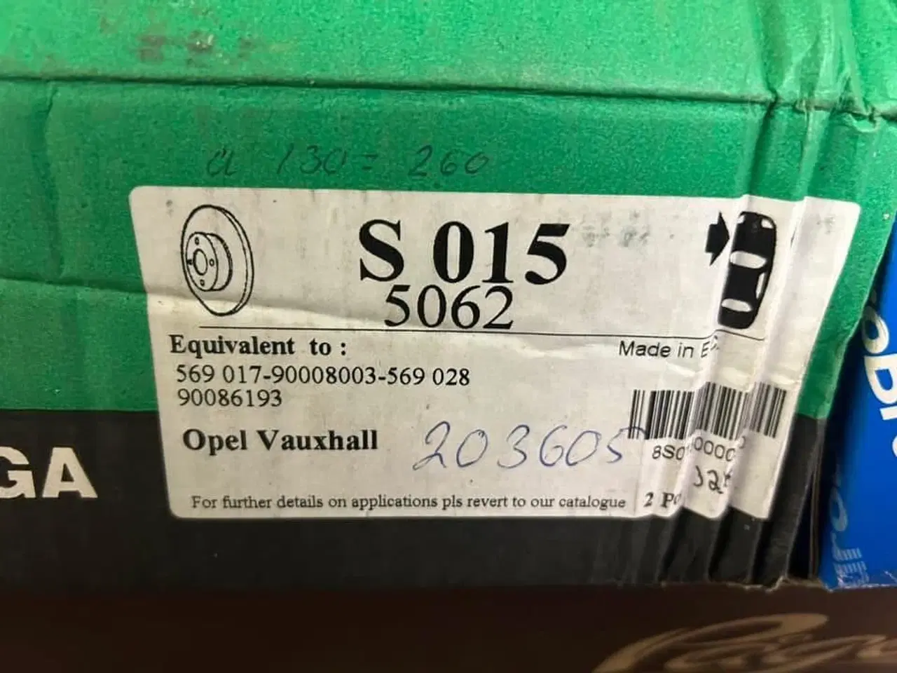Billede 7 - Opel Kadett E bremsedele
