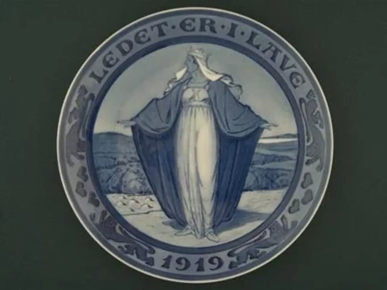 Billede 1 - Sønderjyllandsplatte 1919 R.C. 25 Cm.