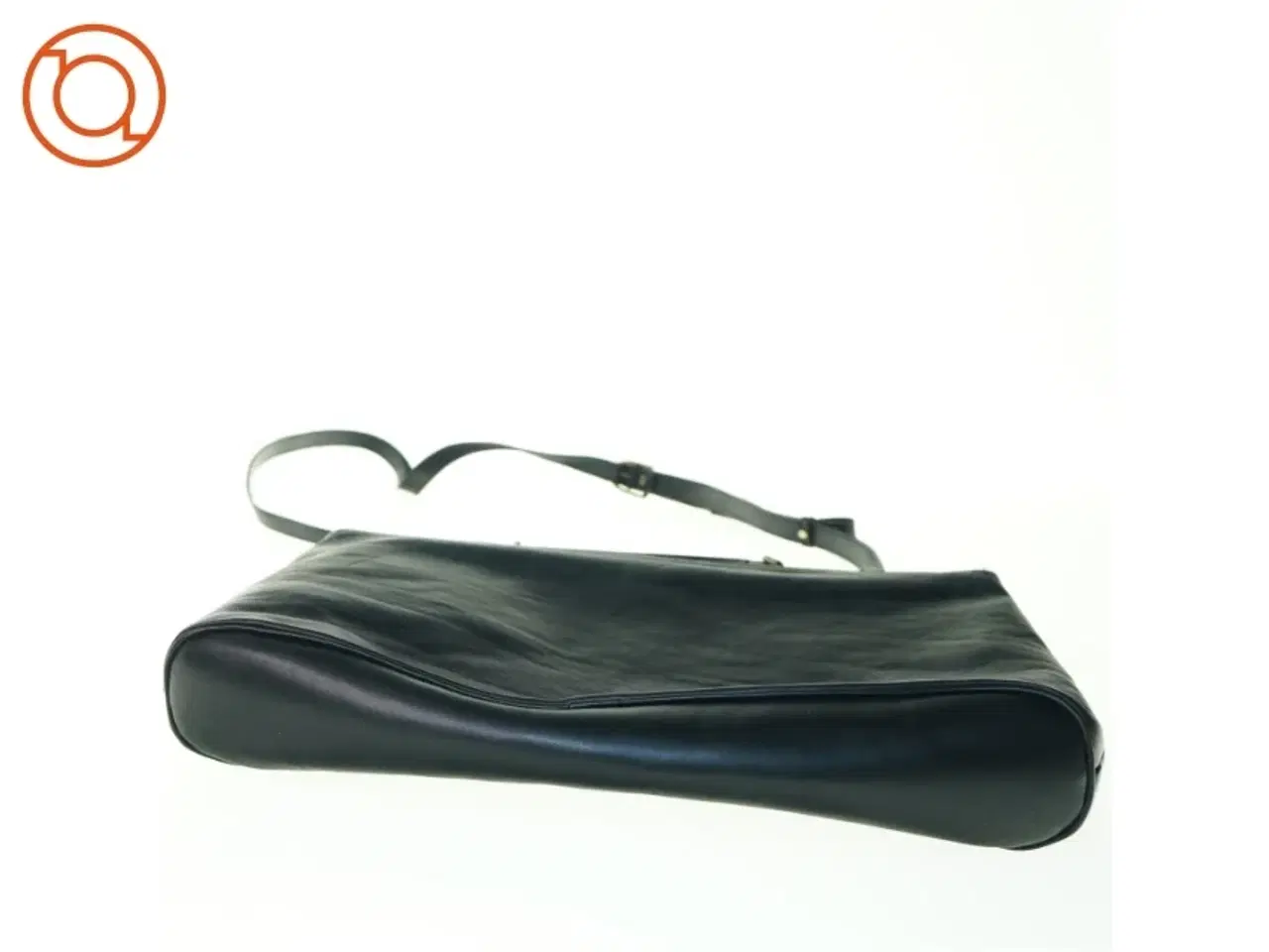 Billede 2 - Stor Læder Mappe Taske med håndtag og aftagelig Crossbody Rem fra Adax (str. 40 x 28 cm)