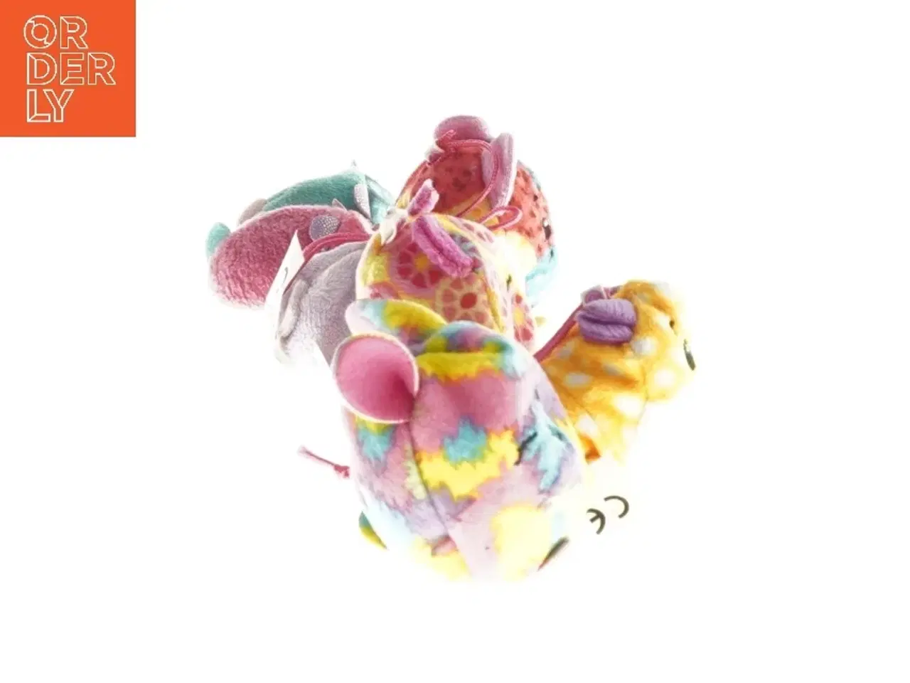 Billede 2 - Sæt med farverige tøjdyr (str. 5 cm)
