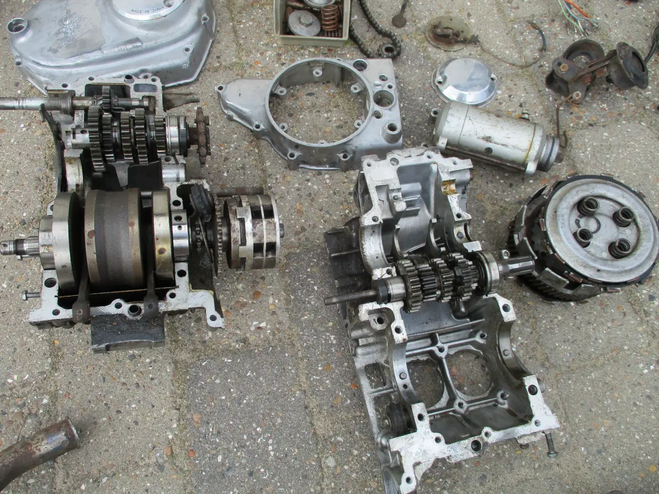Billede 3 - Honda CB 125 Twin Stel og mange dele