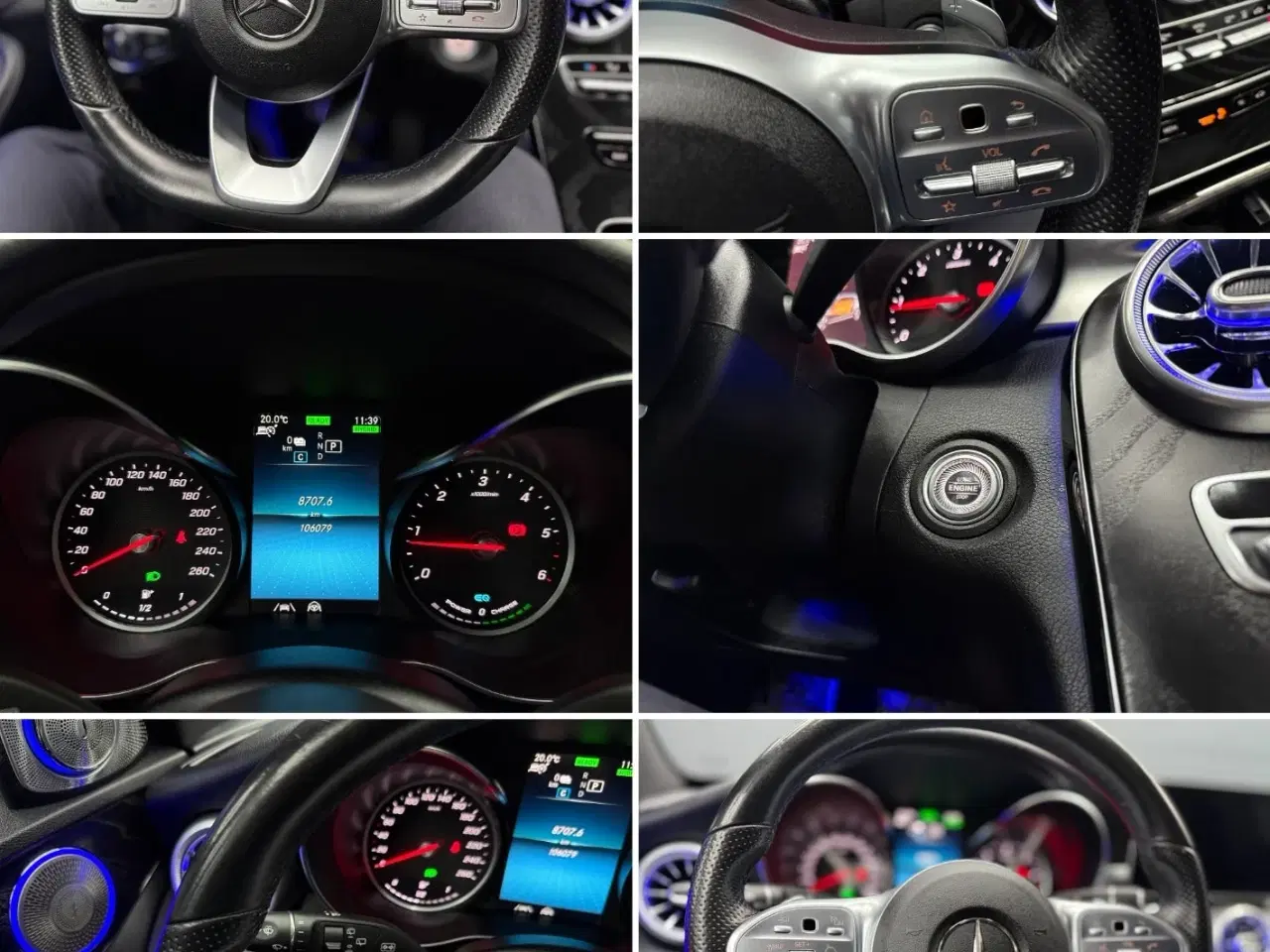 Billede 9 - Mercedes C300 de 2,0 AMG Line Night Edition stc. aut.