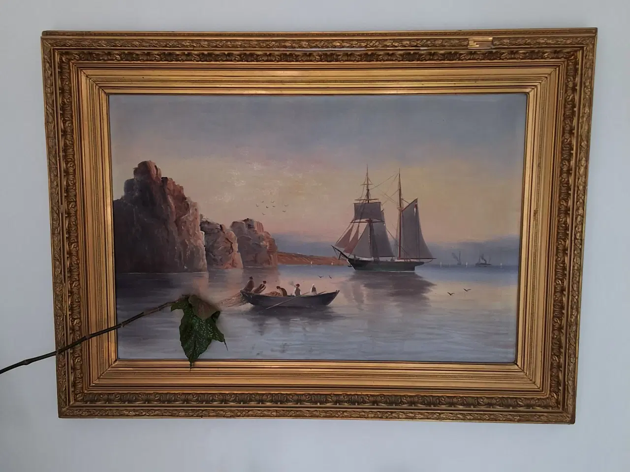 Billede 5 - Smukt oliemaleri med beroligende motiv