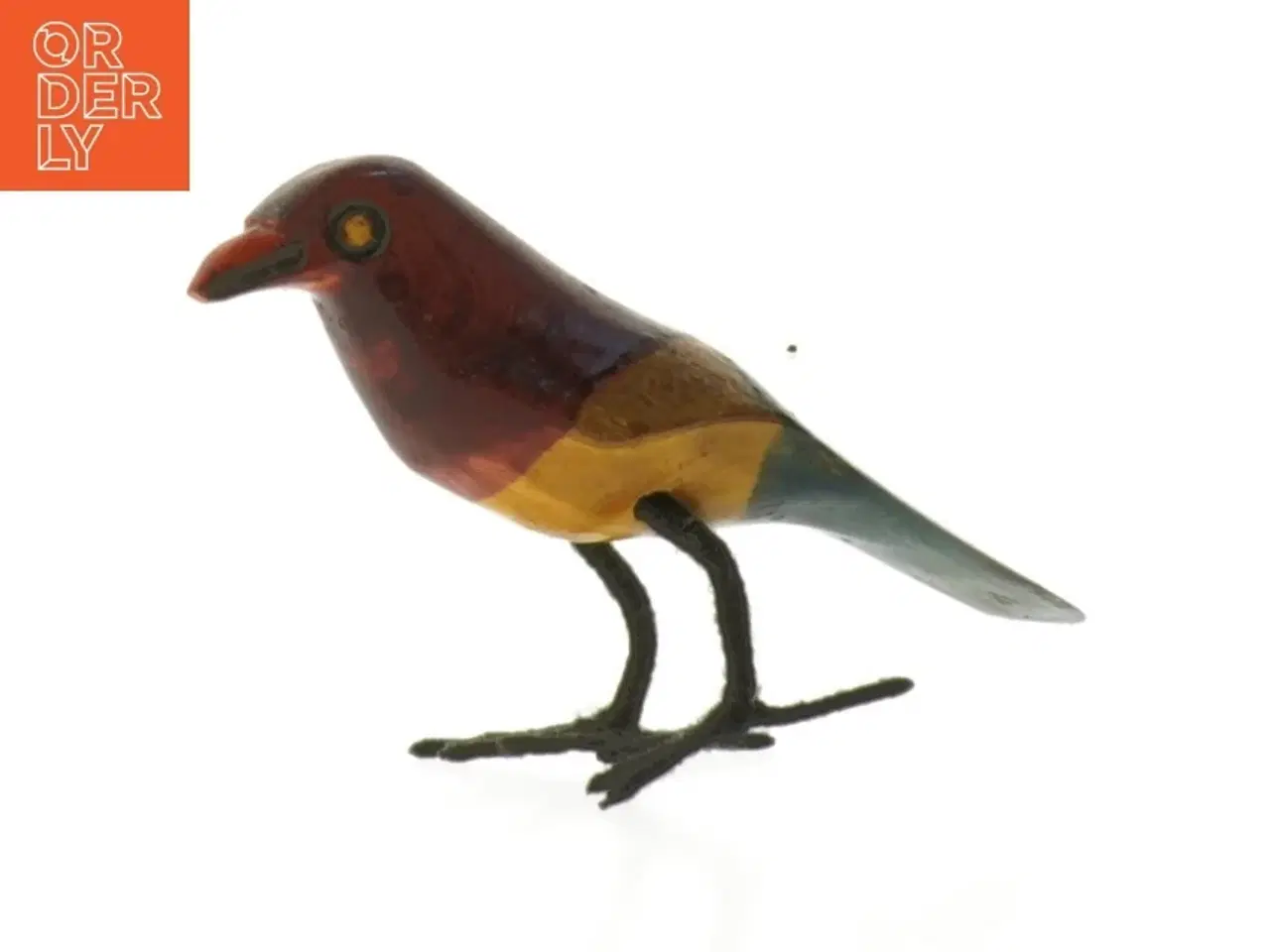 Billede 3 - Kenyanske dekorative fuglefigurer (str. 12 cm)