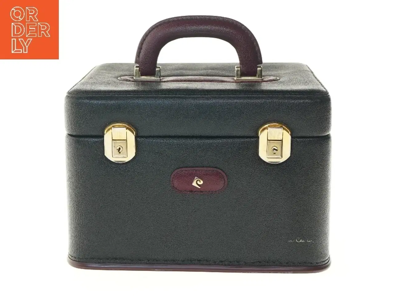 Billede 1 - Læder Kosmetik eller smykkeboks fra Pierre Cardin (str. 31x24,5 cm)