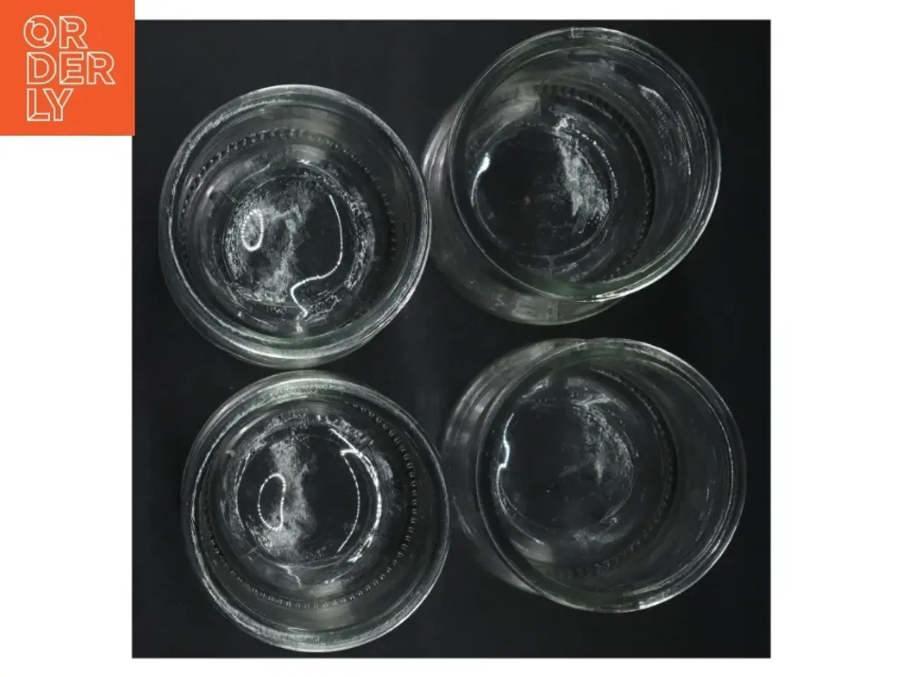 Billede 2 - Runde glasbeholdere (str. Ø. 12 cm. 4 styk)