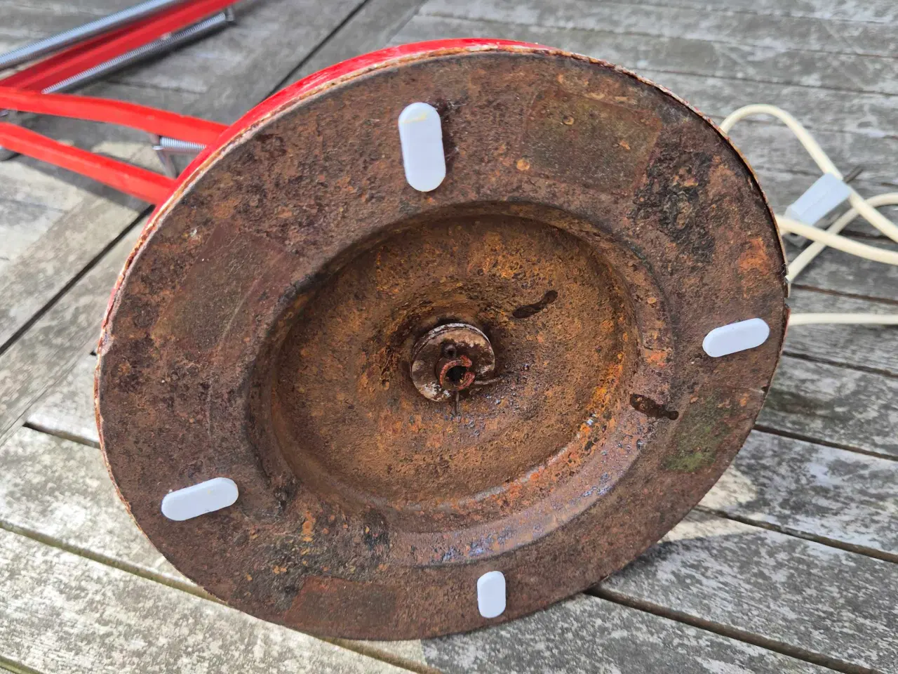 Billede 16 - Arkitektlampe med patina, buler og fleksibel fod 