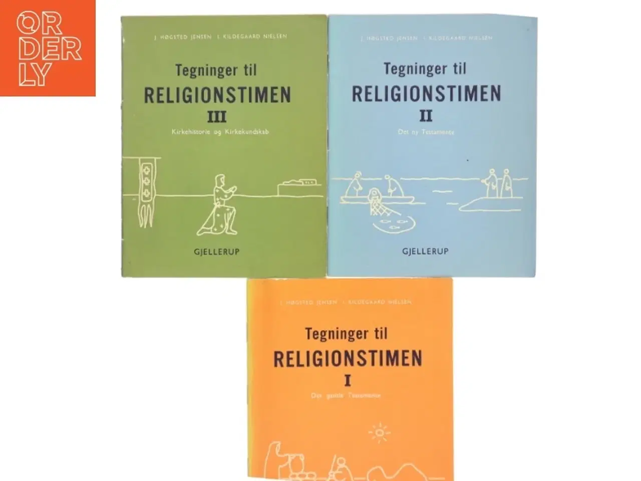 Billede 1 - Tegninger til Religionstimen af J. Høgsted Jensen (Bog)