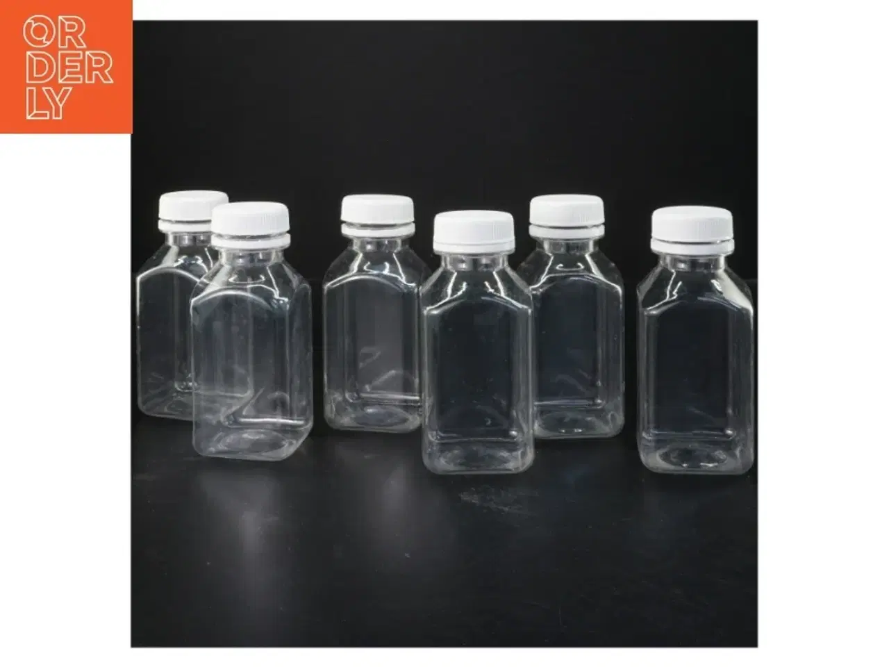 Billede 1 - Sæt med seks plastikflasker (str. 12x5x5 cm)