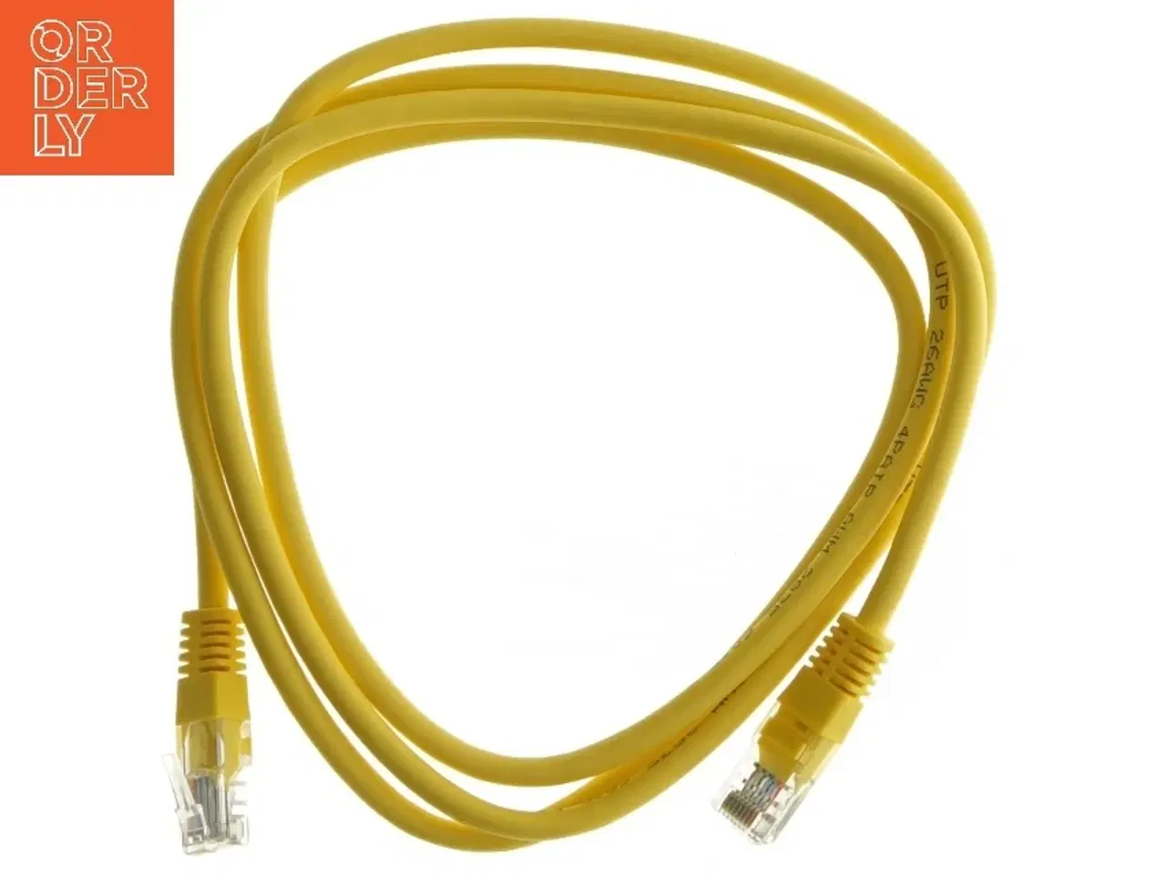 Billede 1 - Gul Ethernet-kabel 140 cm (str. 140 cm)