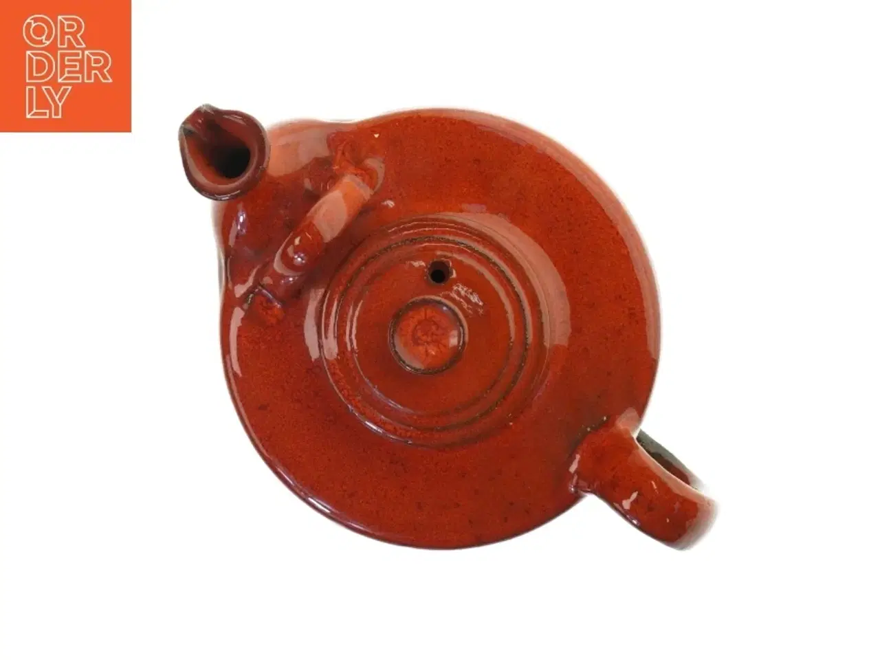 Billede 2 - Ler tepotte (str. Ø. 16 cm)