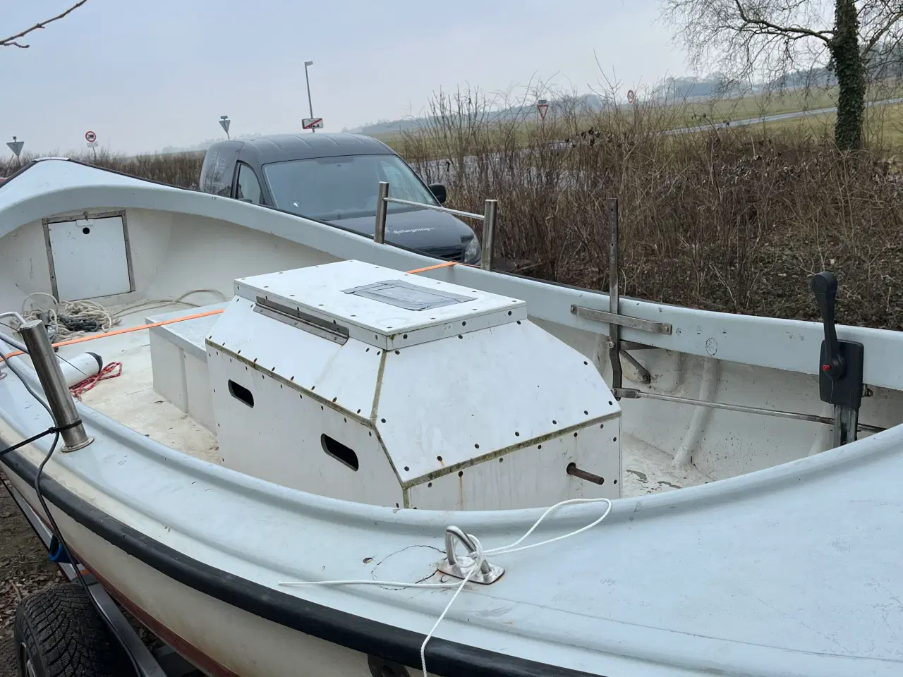 Billede 2 - Super Hobro jolle med nyrenoveret 16 hp yanmar 