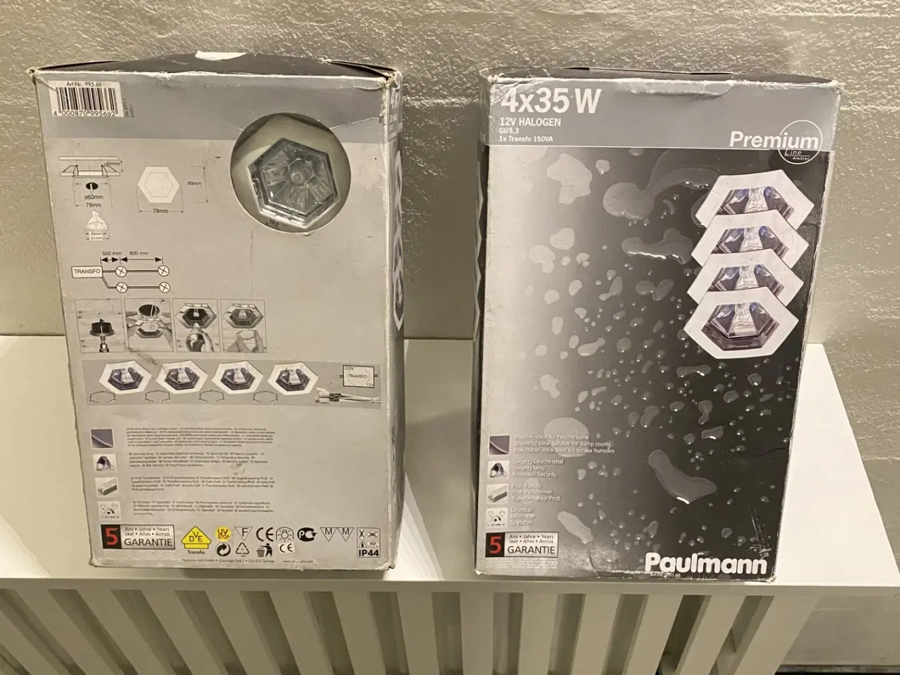 Billede 11 - 4 x Indbyggede spotlights sæt Premium Line Hexa hv