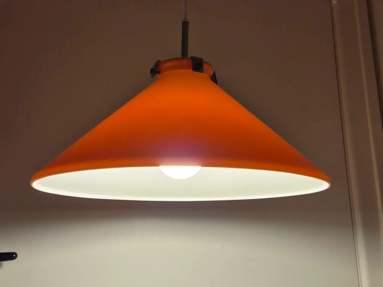 Billede 3 - Skomagerpendel med orange transparent skærm