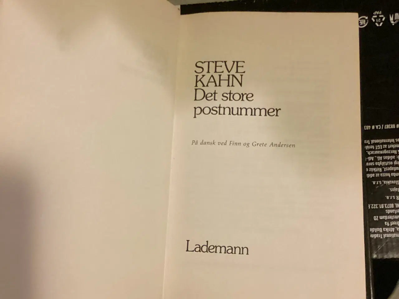 Billede 3 - Steve Kahn, det store post-nummer