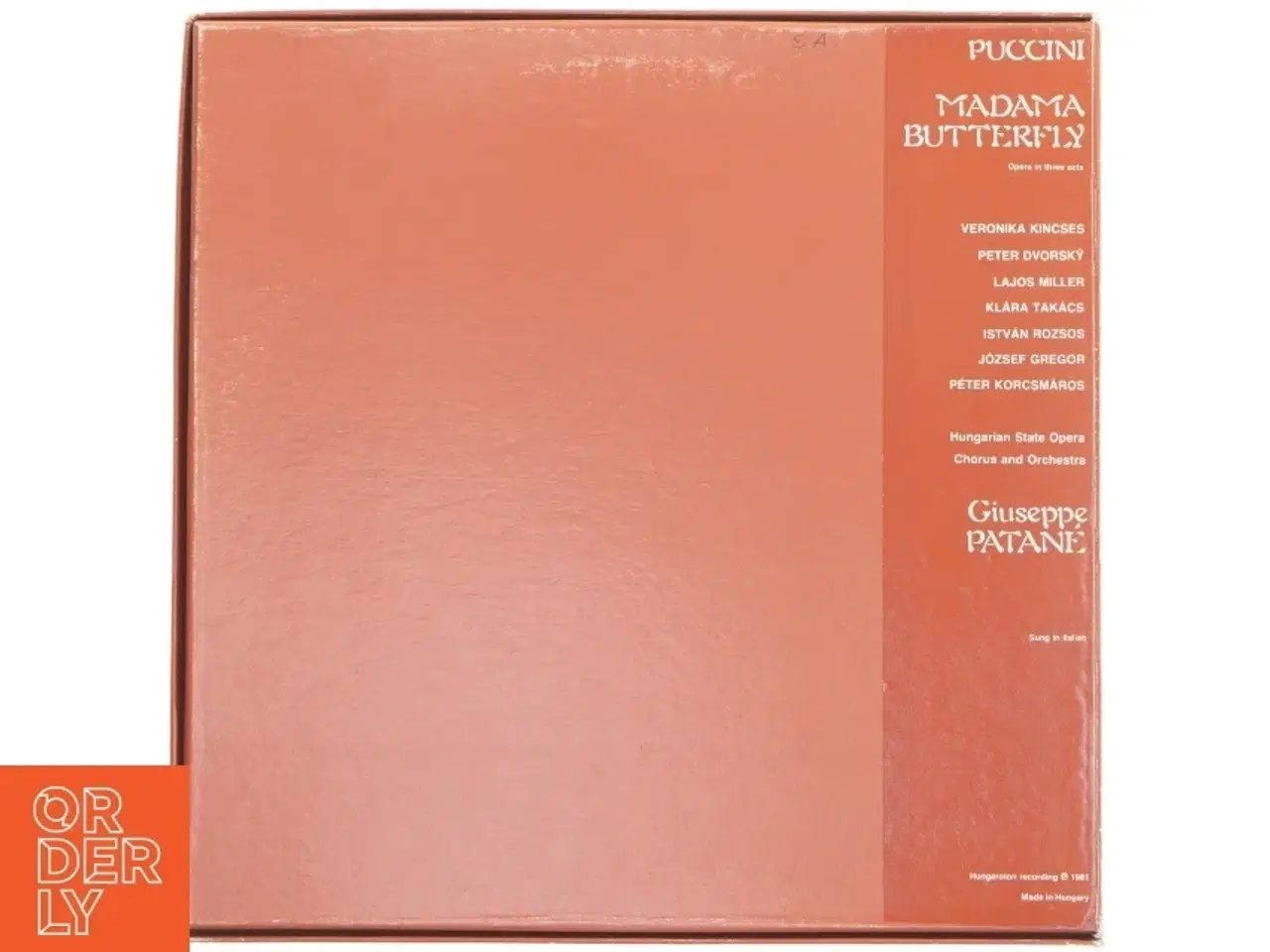 Billede 3 - Puccini Madama Butterfly LP box fra Hungaroton