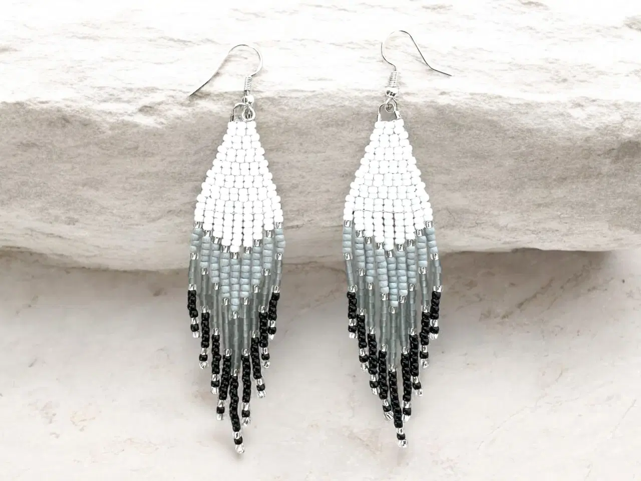 Billede 4 - Grønlandske øreringe, håndlavede 