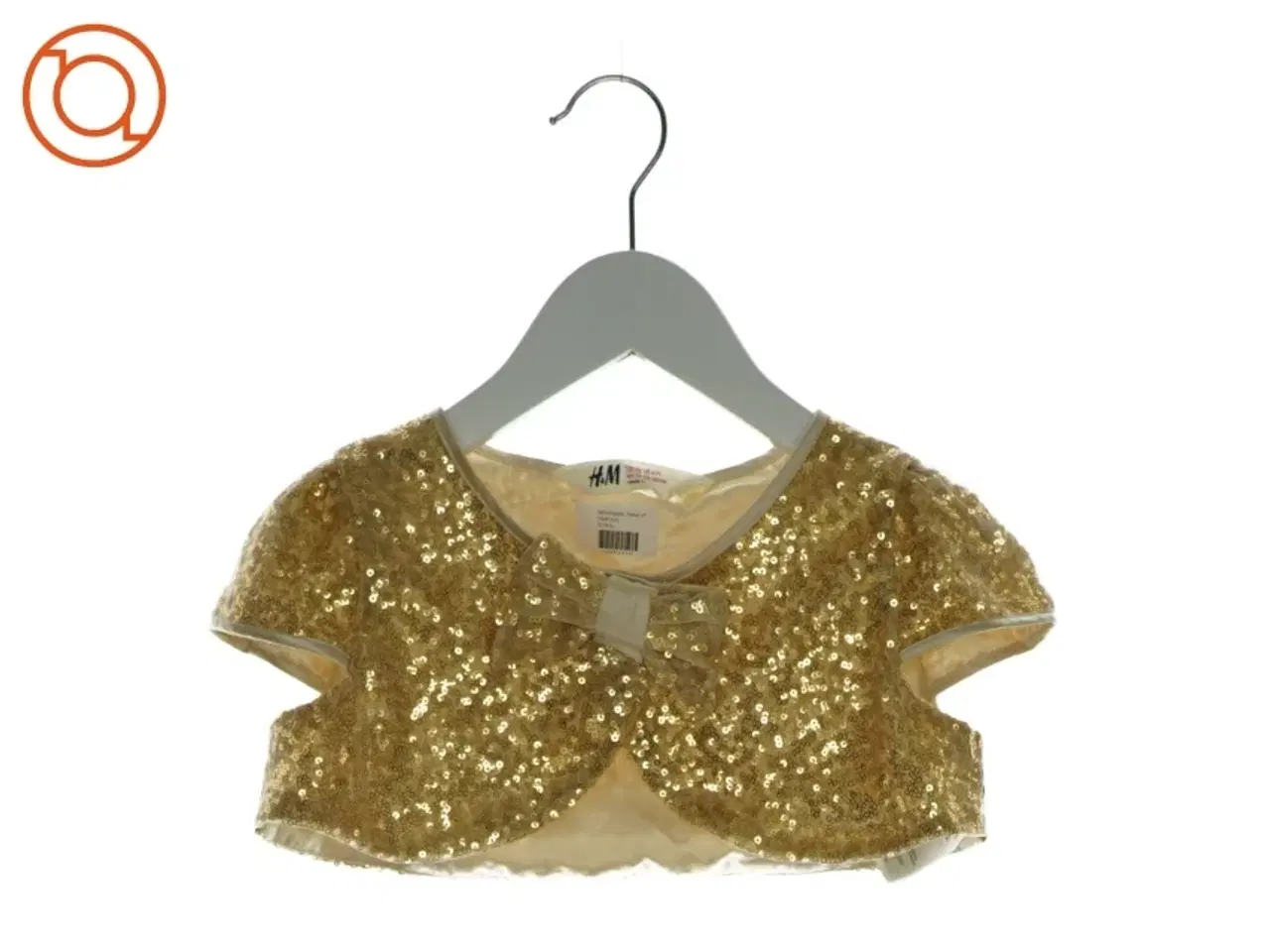 Billede 1 - Kort cardigan med palietter fra H&M (Str. 122/6-7 år)