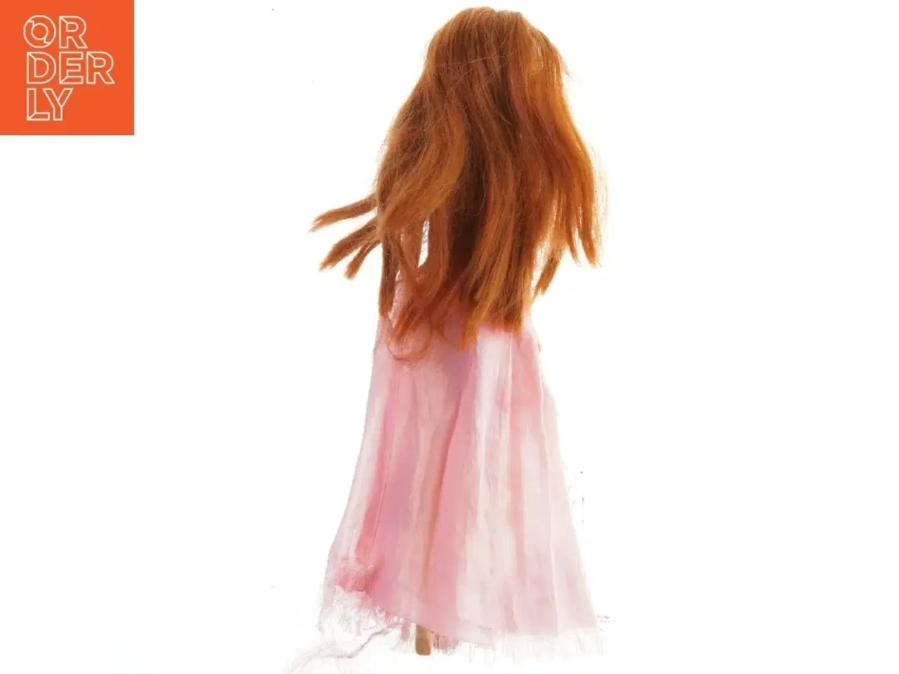 Billede 2 - Fashion dukke i pink kjole fra Barbie (str. 30 cm)