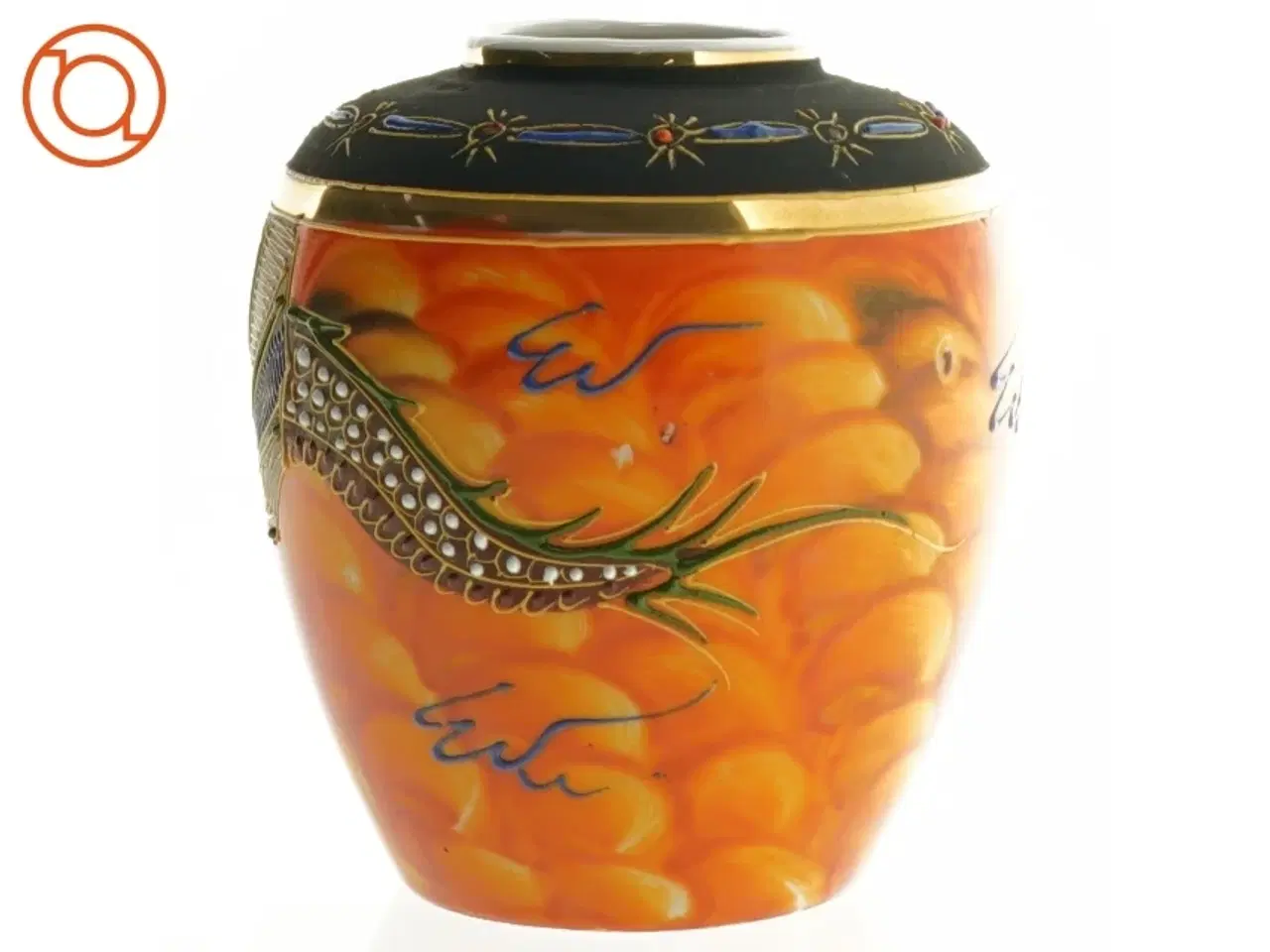 Billede 2 - Antik vase (str. 14 x 11 cm)