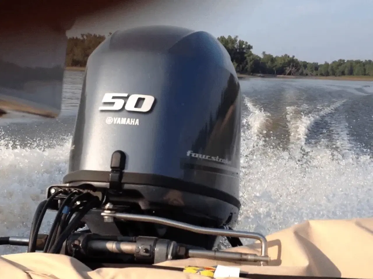 Billede 11 - Yamaha 50 hk - Fjernbetjent, Elektrisk start, power trim