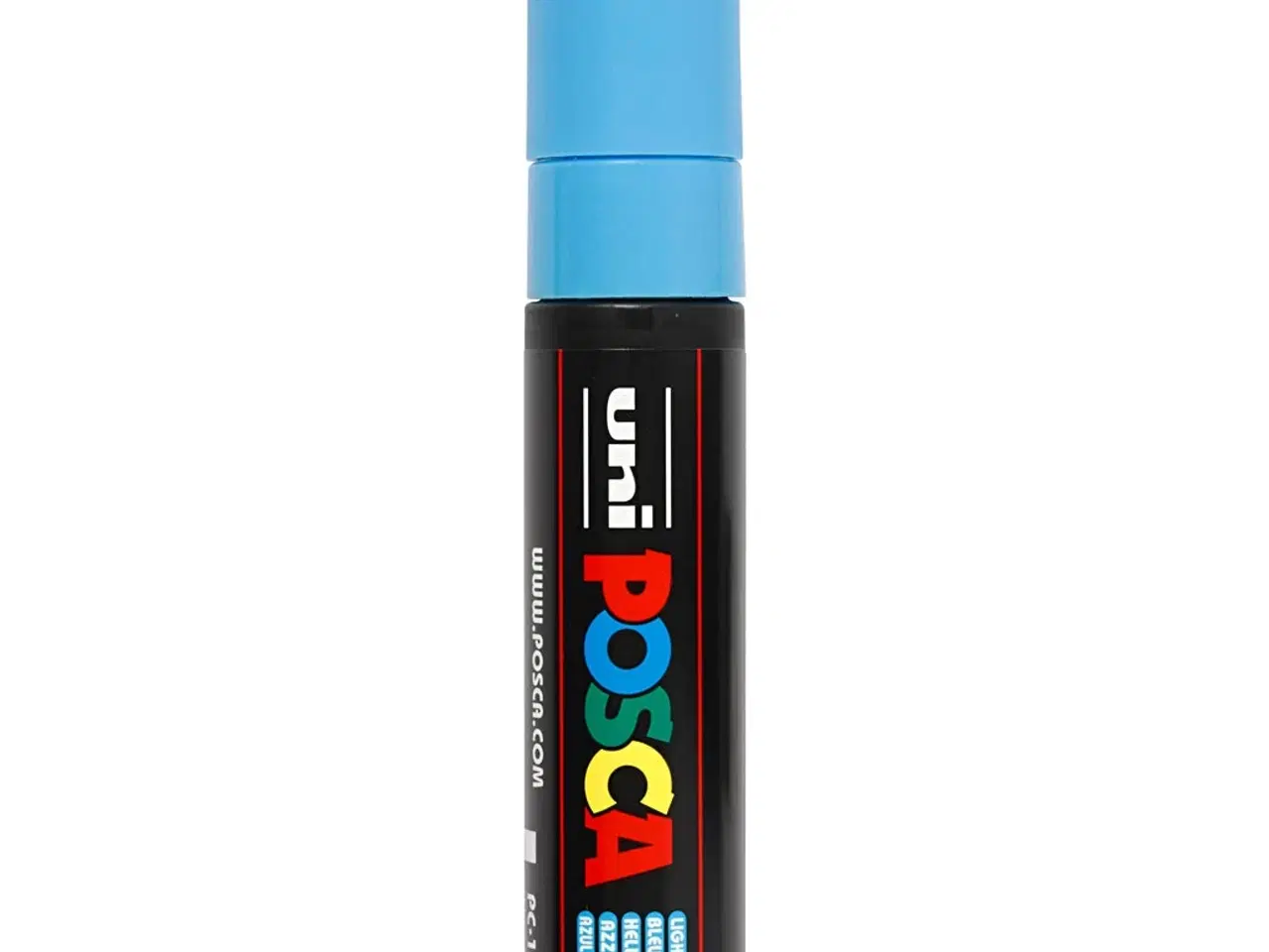 Billede 1 - Posca Tusch, PC-17K, streg 15 mm, extra broad, lyseblå, 1 stk.