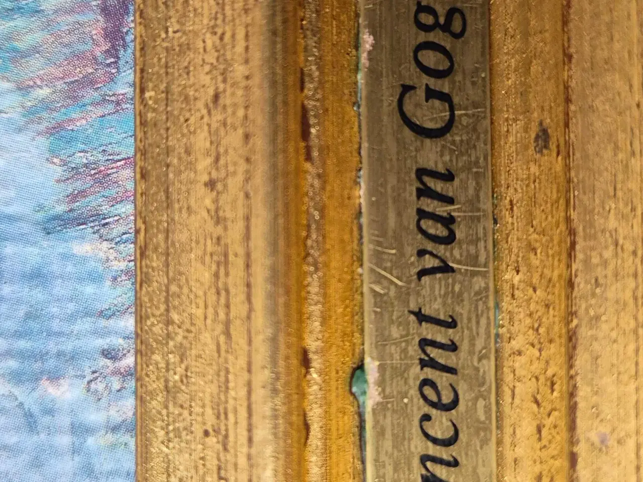 Billede 2 - Billede (Vincent Van Gogh) med guldramme.