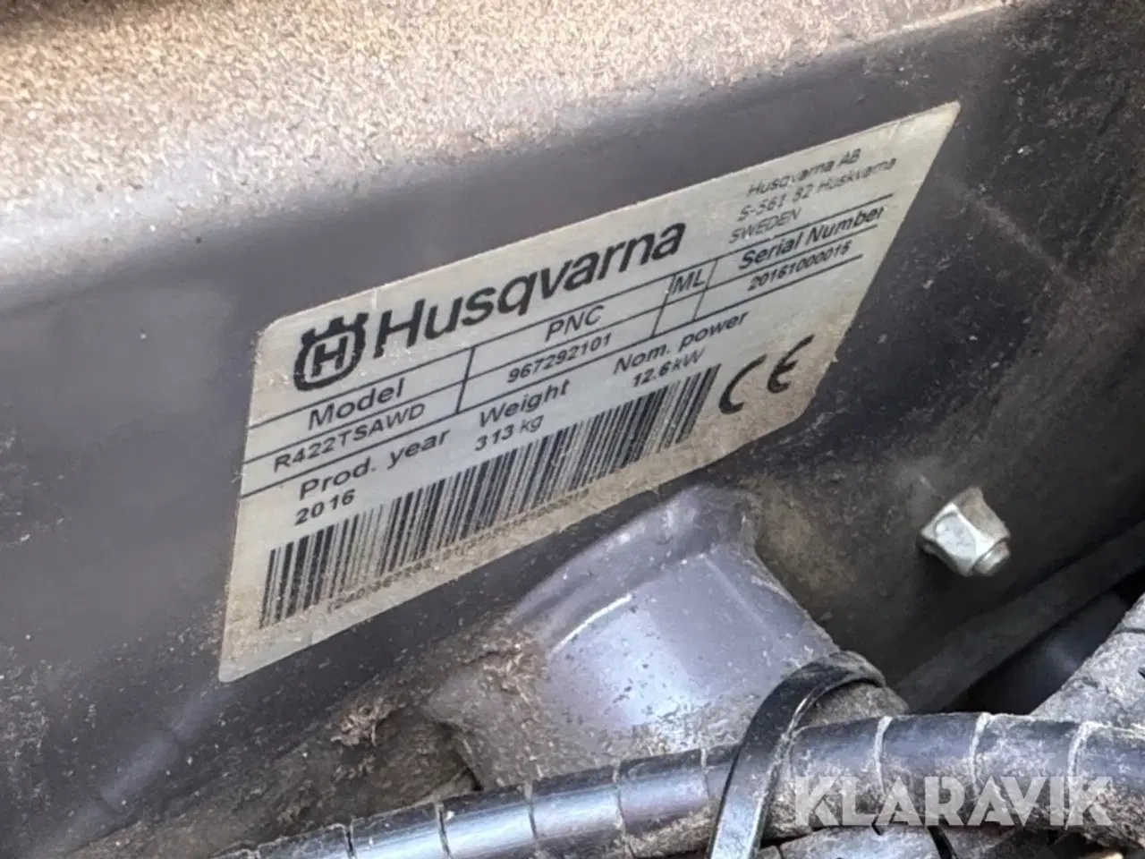 Billede 5 - Græsslåmaskine Husqvarna R 422Ts AWD