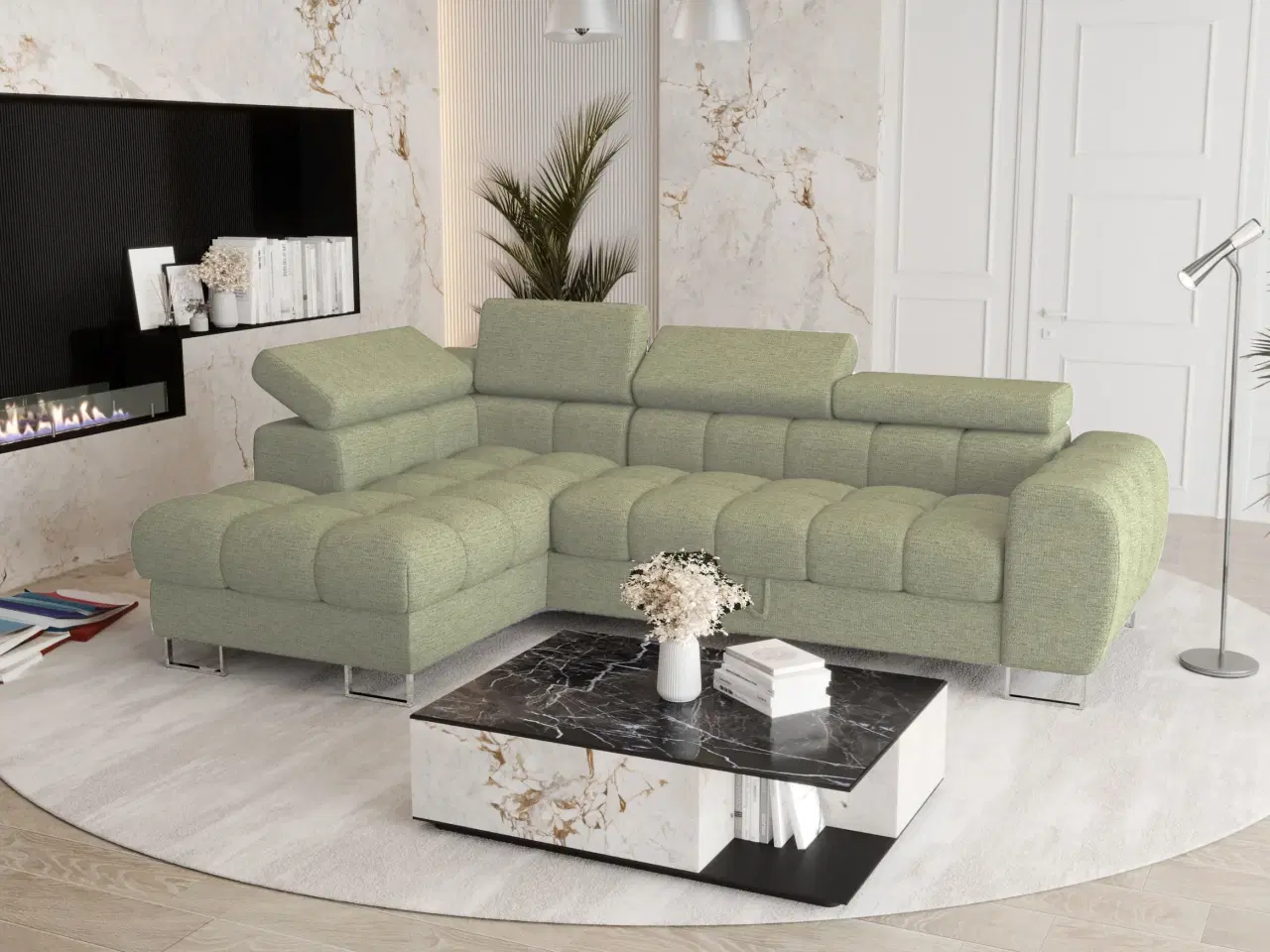 Billede 1 - STRAKS FORSENDELSE ASPER MINI 260x170 CM + PUF